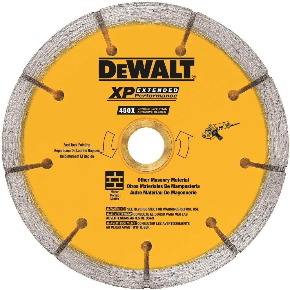 DEWALT 4.5-in x 0.250 XP Sandwich Tuck Point Blade, large image number 1