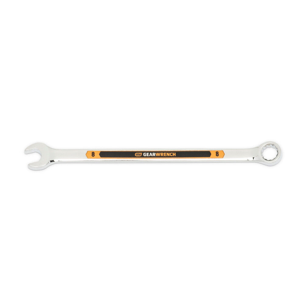 GEARWRENCH 8mm 12 Point Hi-Viz Long Pattern Combination Wrench, large image number 1