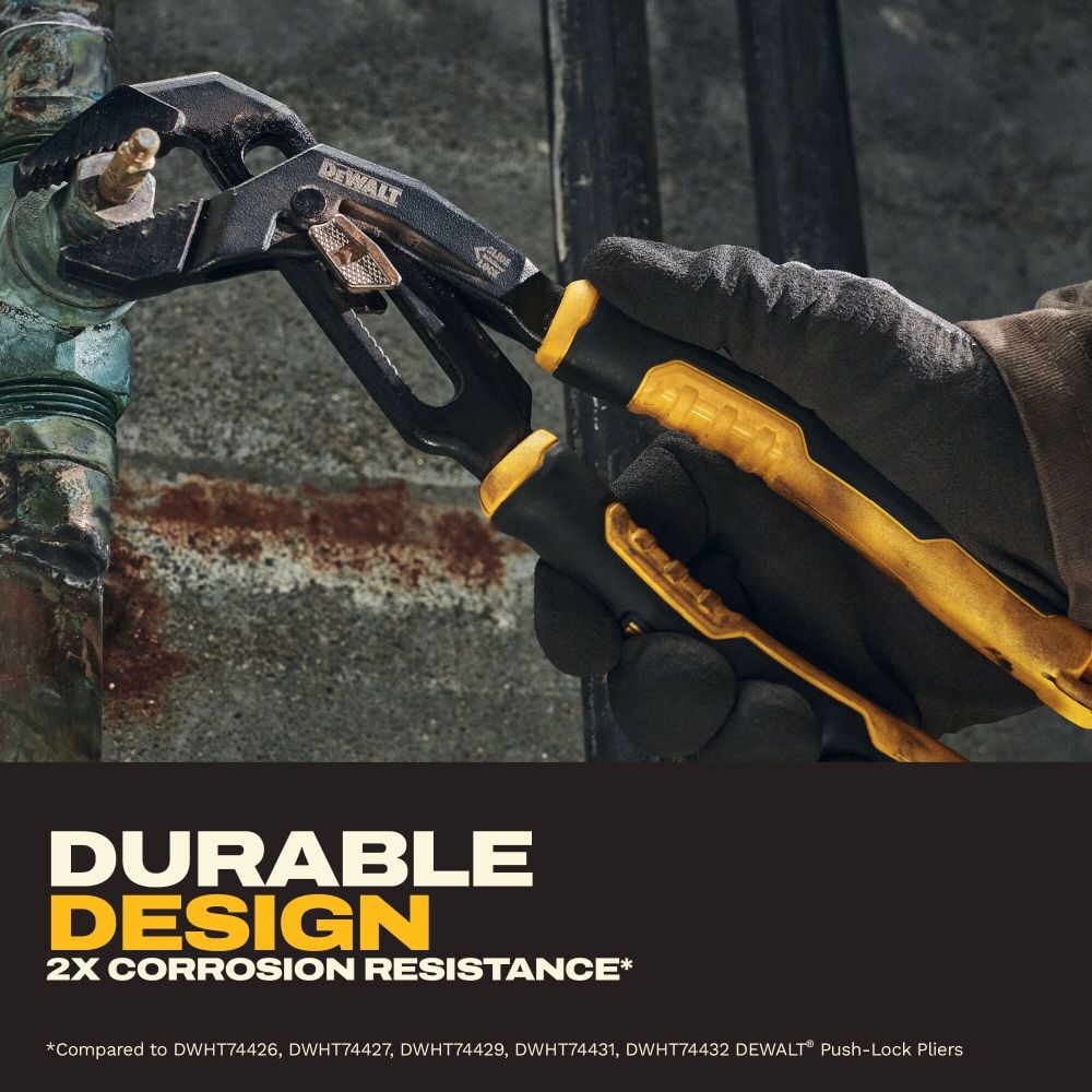 DEWALT 10 Inch Slidelock Straight Jaw Pliers, large image number 5