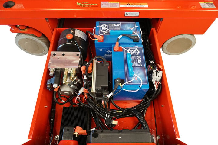 mec 13 Ft. Electric Scissor Lift with Leak Containment System, large image number 1