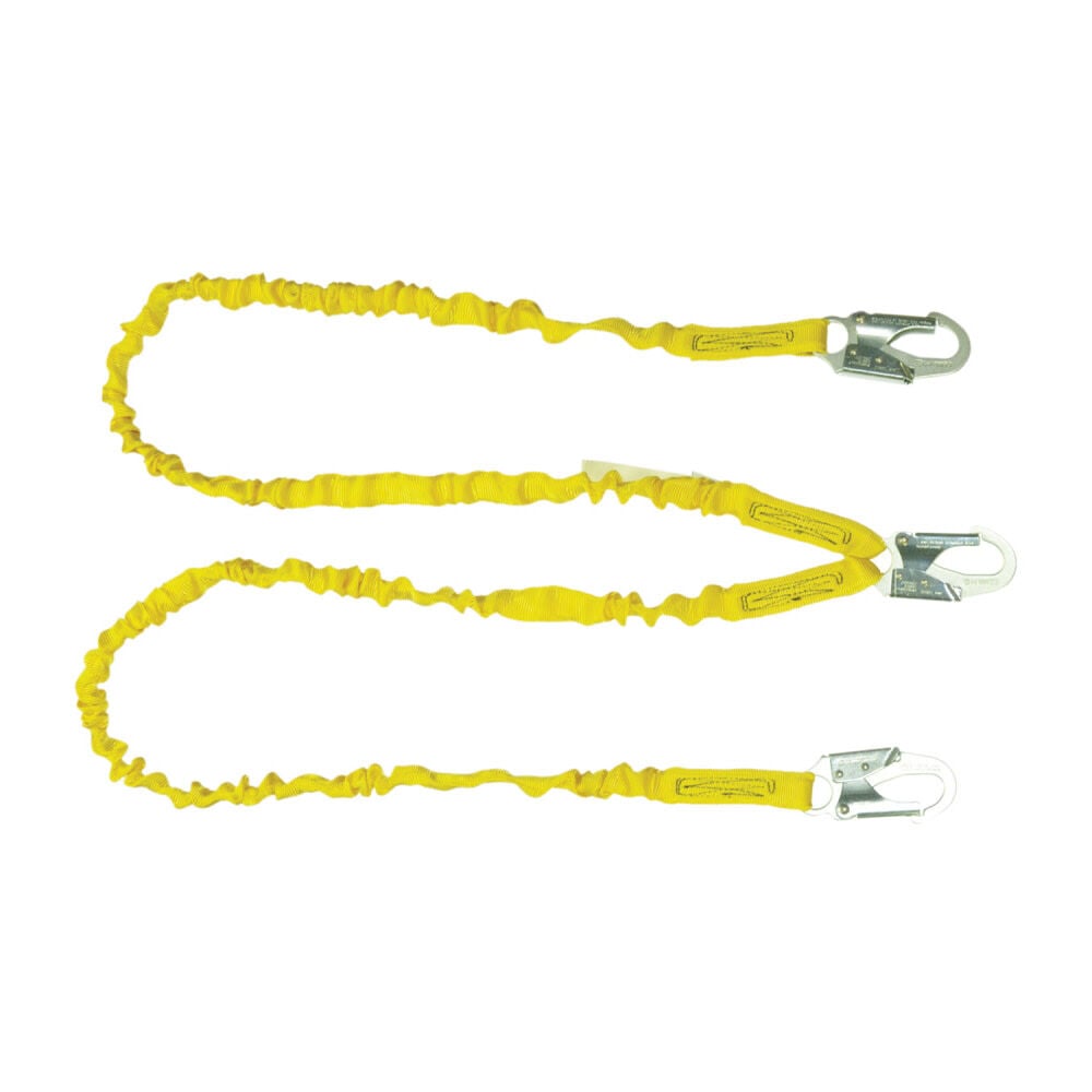 Guardian Fall Protection IS-72-2 – 6 Ft. Double Leg Internal Shock Lanyard – 11202