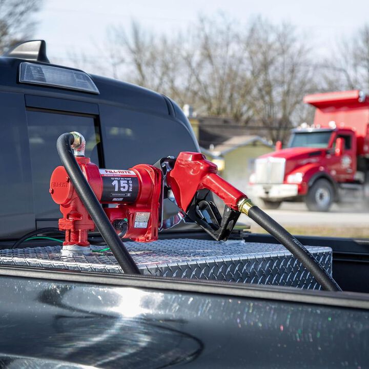 Fill-Rite 12VDC 15 Gpm Heavy-Duty Fuel Transfer Pump With Nozzle, large image number 3