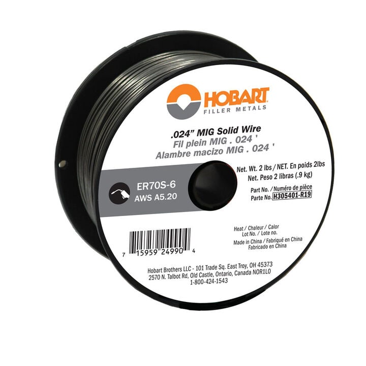 Hobart ER70S-6 Solid Welding Wire