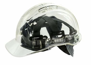 Portwest Peak View Ratchet Vented Hard Hat - Clear