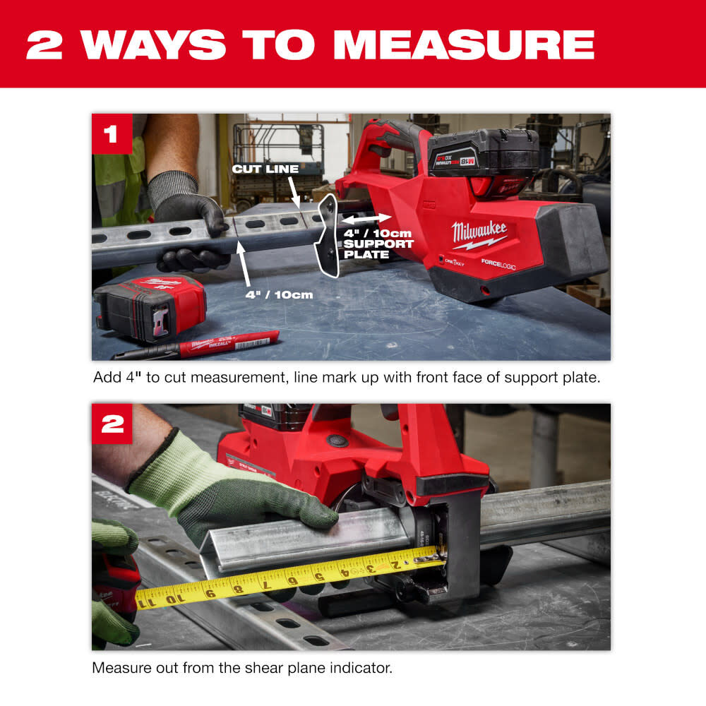 Milwaukee M18 FORCE LOGIC Single Channel Strut Shear (Bare Tool), large image number 11