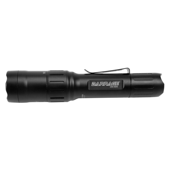 Nightstick Barrage USB Rechargeable Tactical Flashlight with Red and Green Floodlight, large image number 10