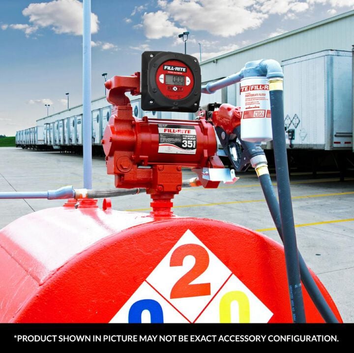Fill-Rite 1 Inch Diesel High Flow Automatic Nozzle Red, large image number 2