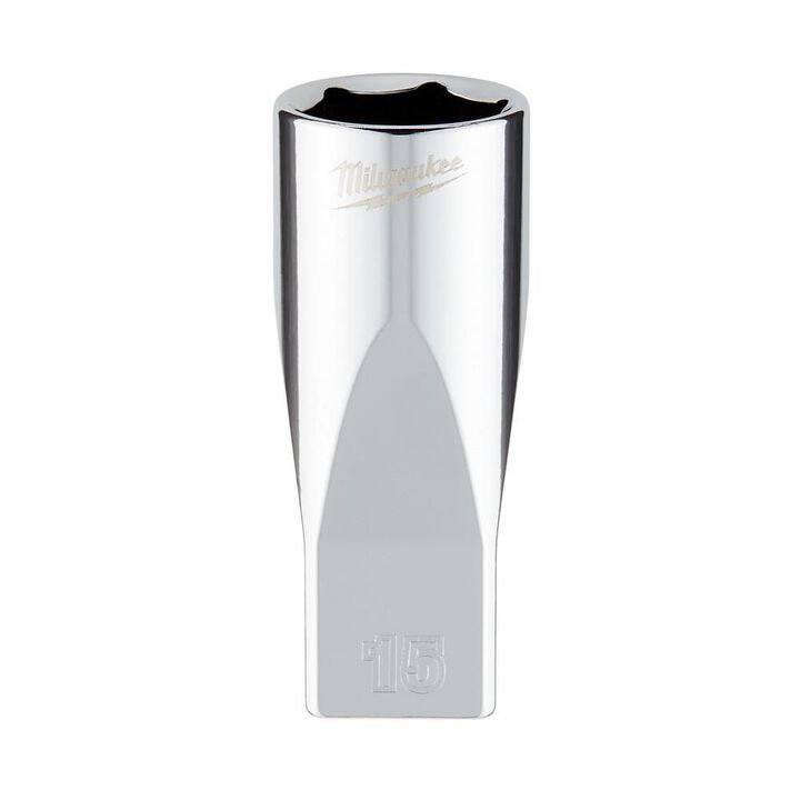 Milwaukee Promotional 1/4 Inch Drive 15mm Metric 6-Point Deep Socket