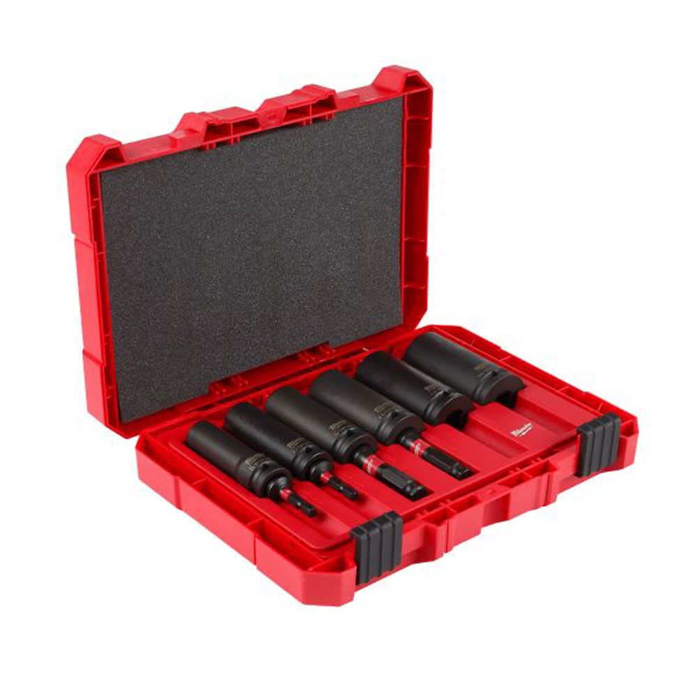 Milwaukee Shockwave Linemans 10pc 2 In 1 12pt Socket Set 49 66 5125 Simolary simolary.com 6