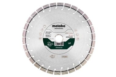 Metabo Diamond Cutting Disc 9in x 7/8in Universal 30 Segments
