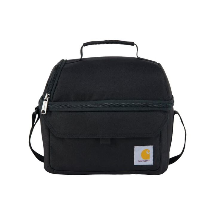 Carhartt Insulated 12 Can Two Compartment Lunch Cooler, One Size, Black