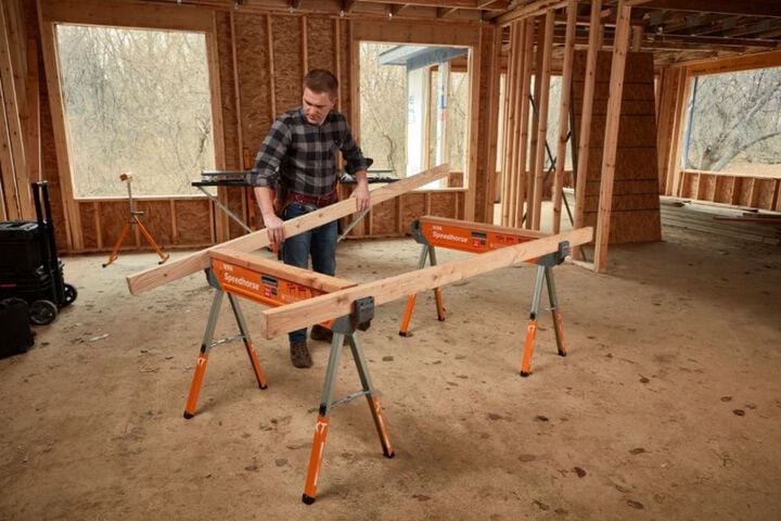Bora Portamate Adjustable Speedhorse XT Sawhorse Work Support System Two Pack, large image number 9