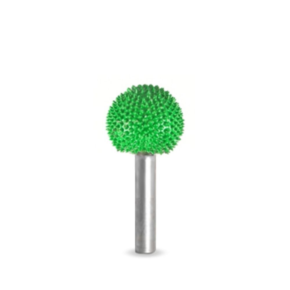 Saburrtooth 1/4in Shank Sphere 7/8in Coarse Grit, large image number 1