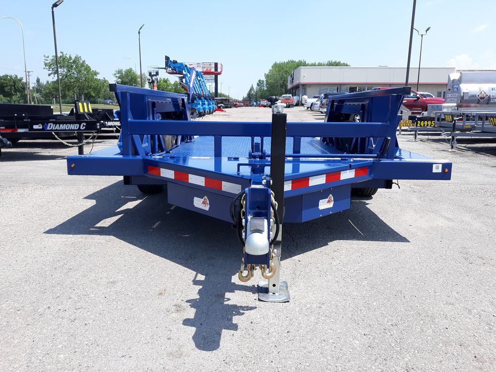 Air-Tow Trailers 14 Ft. Drop Deck Flatbed Trailer 75 Inch Deck Width - 12000# Capacity, large image number 3