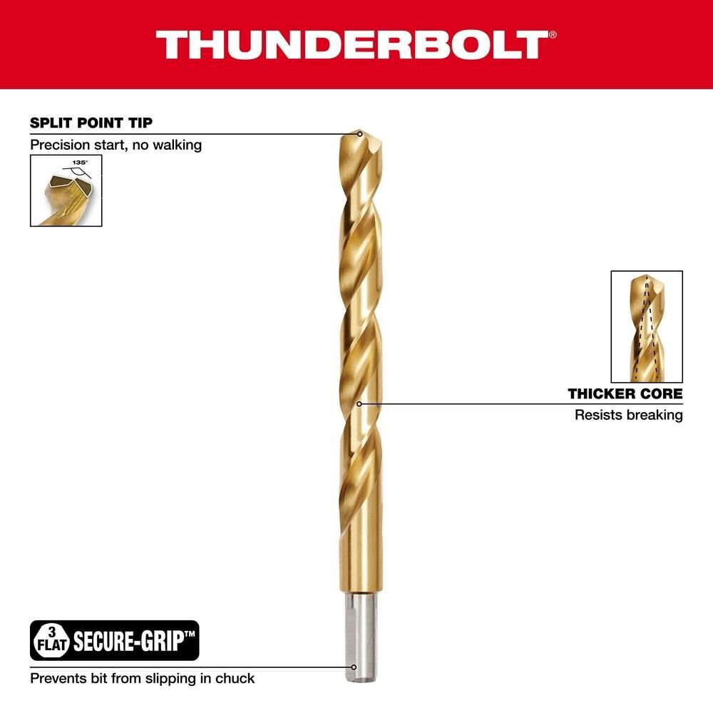 Milwaukee Thunderbolt Titanium Coated Drill Bit Set 20pc, large image number 5