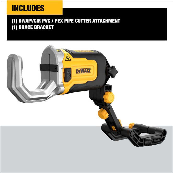 DEWALT IMPACT CONNECT PVC/PEX Pipe Cutter Attachment, large image number 2