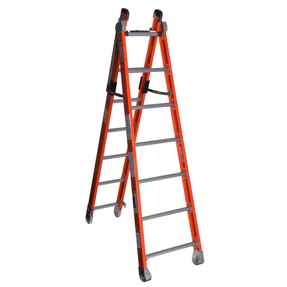 Werner 14 Ft. Type IAA Fiberglass Combination Ladder – 7807