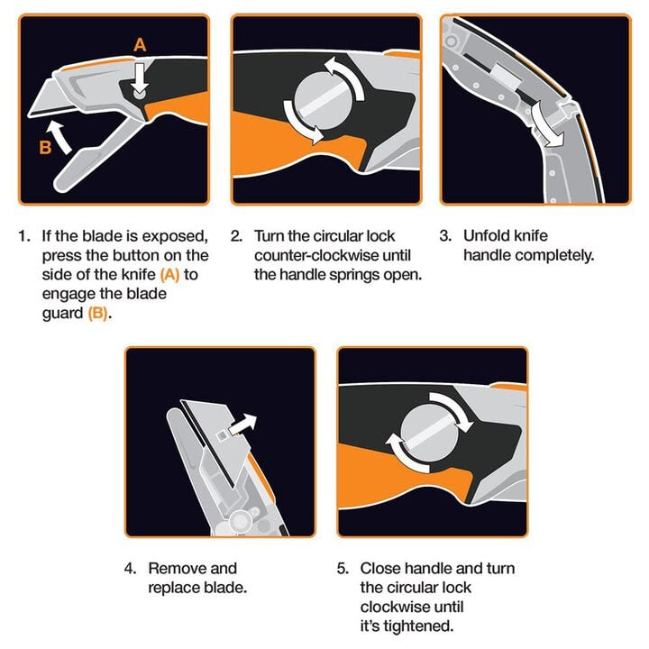 Fiskars PRO Fixed Blade Utility Knife, large image number 6