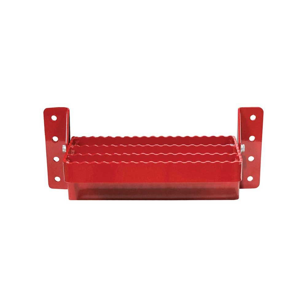 K&M Manufacturing Universal Flip-Up Tractor Step Red, large image number 6
