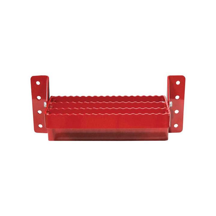 K&M Manufacturing Universal Flip-Up Tractor Step Red, large image number 5