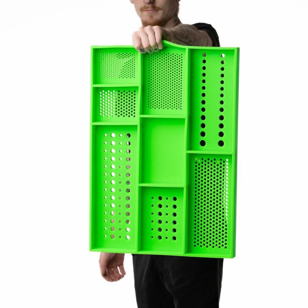 Boltster Top Box XL Fastener Organizing Tool Tray Green, large image number 5