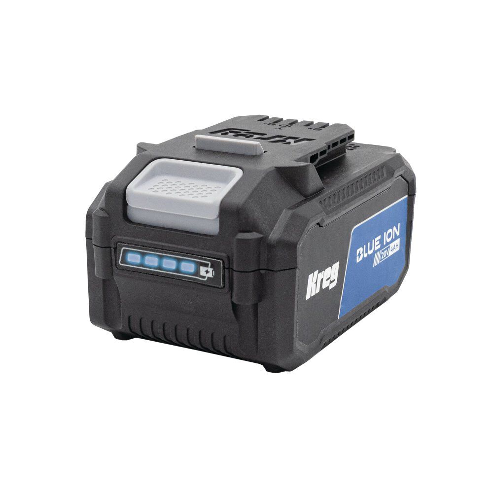 Kreg Blue Ion 20V 4.0 Ah Lithium Ion Battery Pack with Fuel Indicator, large image number 1