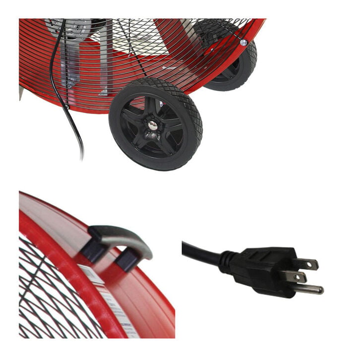 Maxx Air 42 Inch 13300 CFM 120V 2-Speed Belt Drive Drum Fan, large image number 7