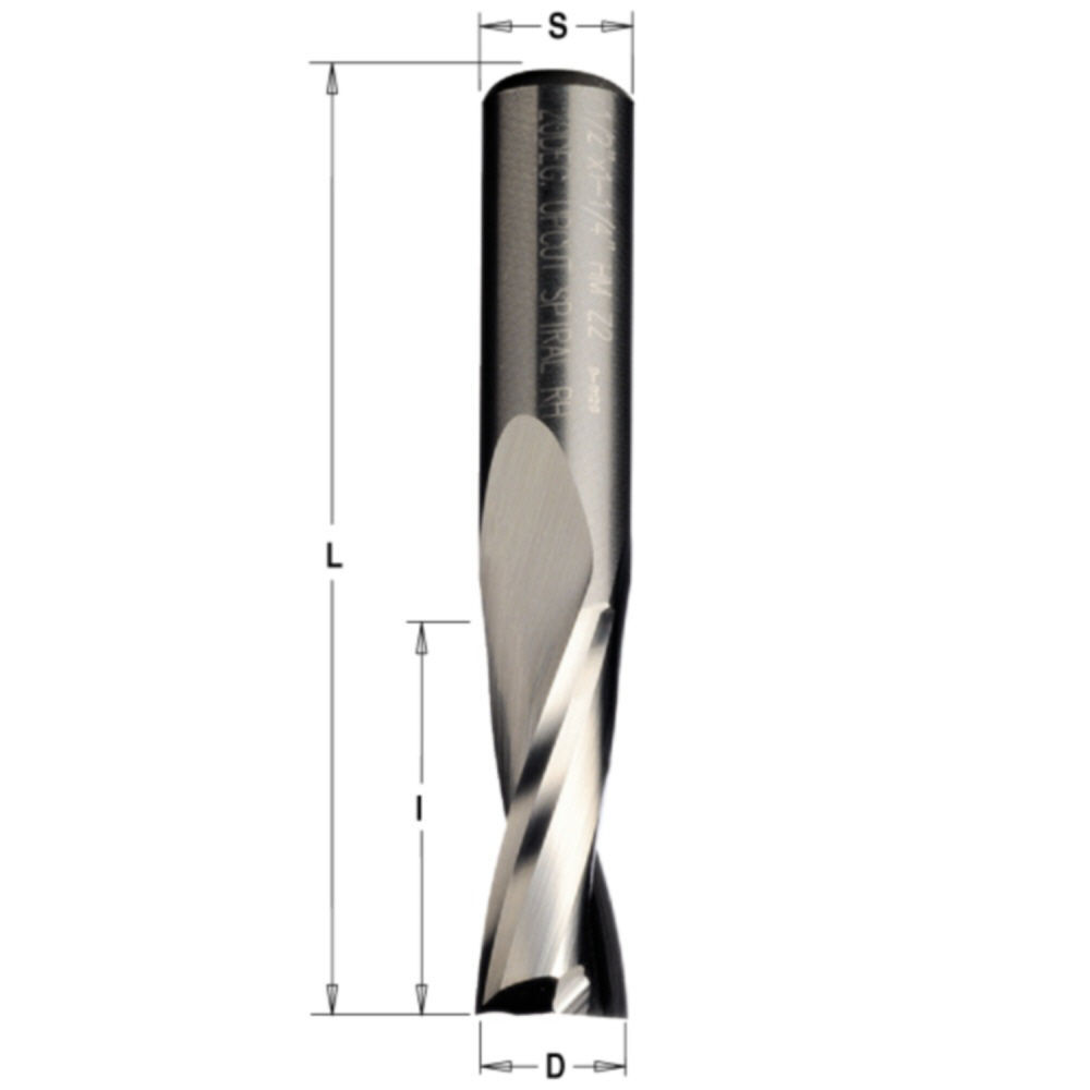 CMT Solid Carbide Spiral Bit, large image number 1