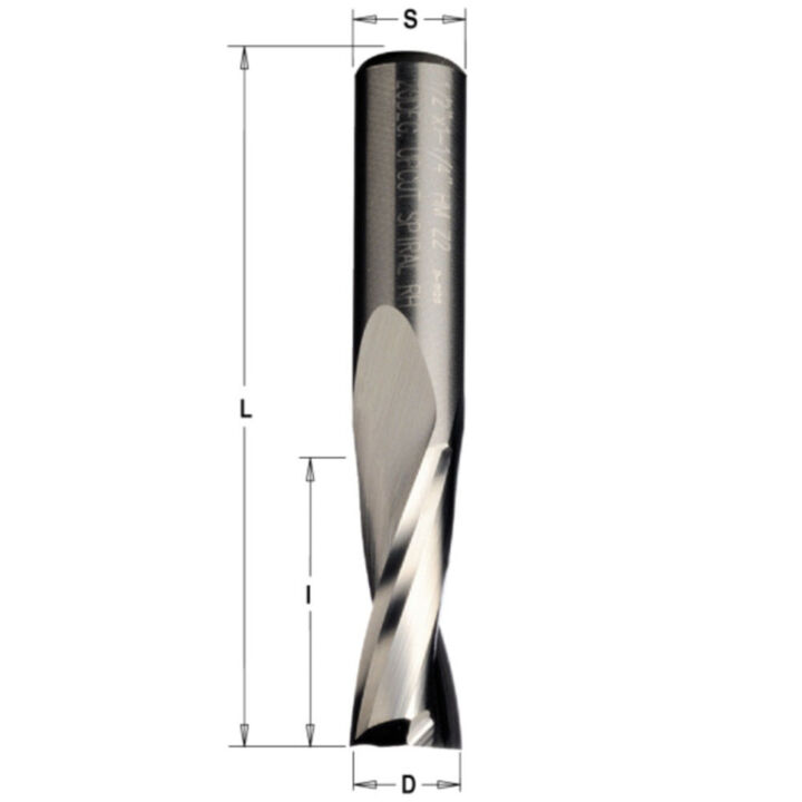 CMT Solid Carbide Spiral Bit