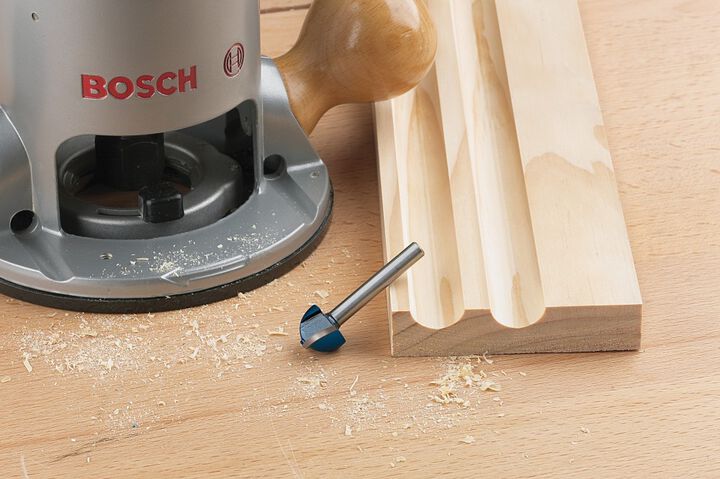 Bosch 1/8in x 1/4in Carbide Tipped Core Box Bit, large image number 2