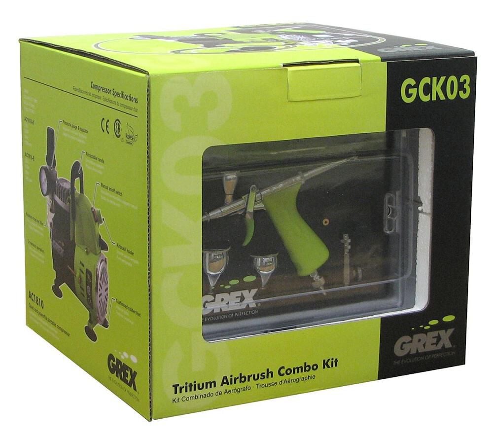 Grex Power Tools Tritium.TG Airbrush Combo Kit, large image number 1