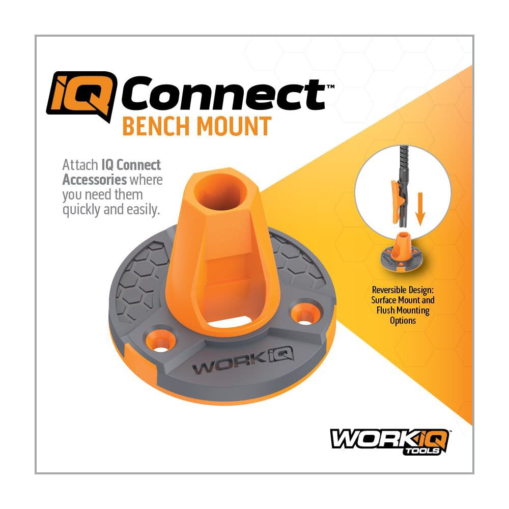 Work IQ Bench Mount for IQ Connect Hands-Free Accessory System -3/Pack, large image number 5