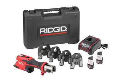 Ridgid RP 251 Press Tool Battery Kit with ProPress Jaws (1/2 Inch-1 1/4 Inch)