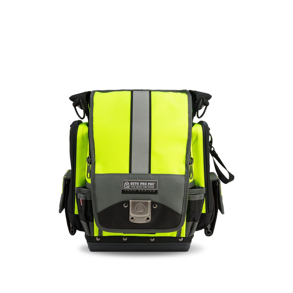 Veto Pro Pac TP-XXL Tool Pouch Hi Viz Yellow Closable Mid Sized, large image number 4