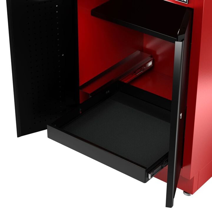 CRAFTSMAN Welded 2-Door Base Cabinet Red and Black, large image number 5