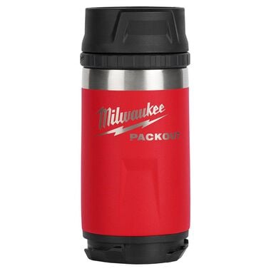 Milwaukee PACKOUT 12 Oz Insulated Bottle with Sip Lid Red