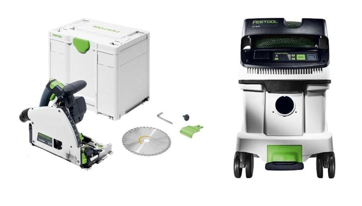 Festool TS 60 K Track Saw & CT 36 Dust Extractor Bundle