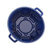 Toter 44 Gallon Round Trash Can with Lift Handle Blue, small image number 5