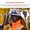 Ergodyne Full Brim Gray Mounted Earmuffs, small image number 6