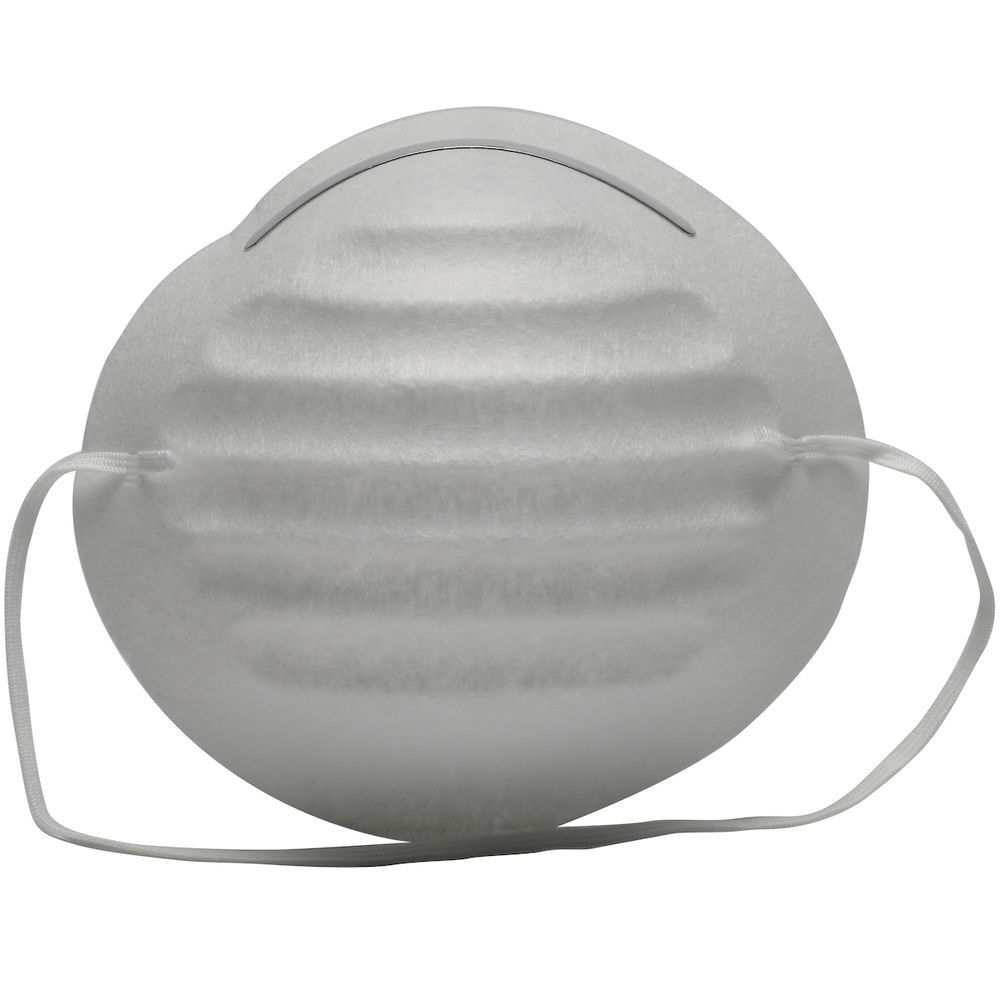 Protective Industrial Products Dynamic One Size White Braided Disposable Dust Mask, 50 Pack, large image number 2