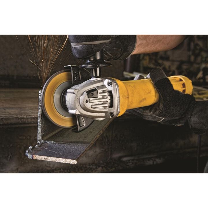 DEWALT 4 1/2in Angle Grinder with 10pk Metal Cut Off Wheels Bundle, large image number 3