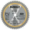 DEWALT 7-1/4 Inch 48T Metal Cutting Saw Blade, small image number 1