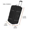Ergodyne Arsenal 5032 L Black Water-Resistant Wheeled Duffel Bag, small image number 6