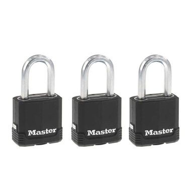 Master Lock Padlock 1 3/4in Dual Ball Bearing Locking, large image number 1