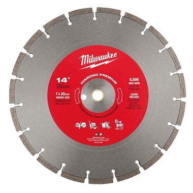 Milwaukee 14 In. Diamond Premium Segmented