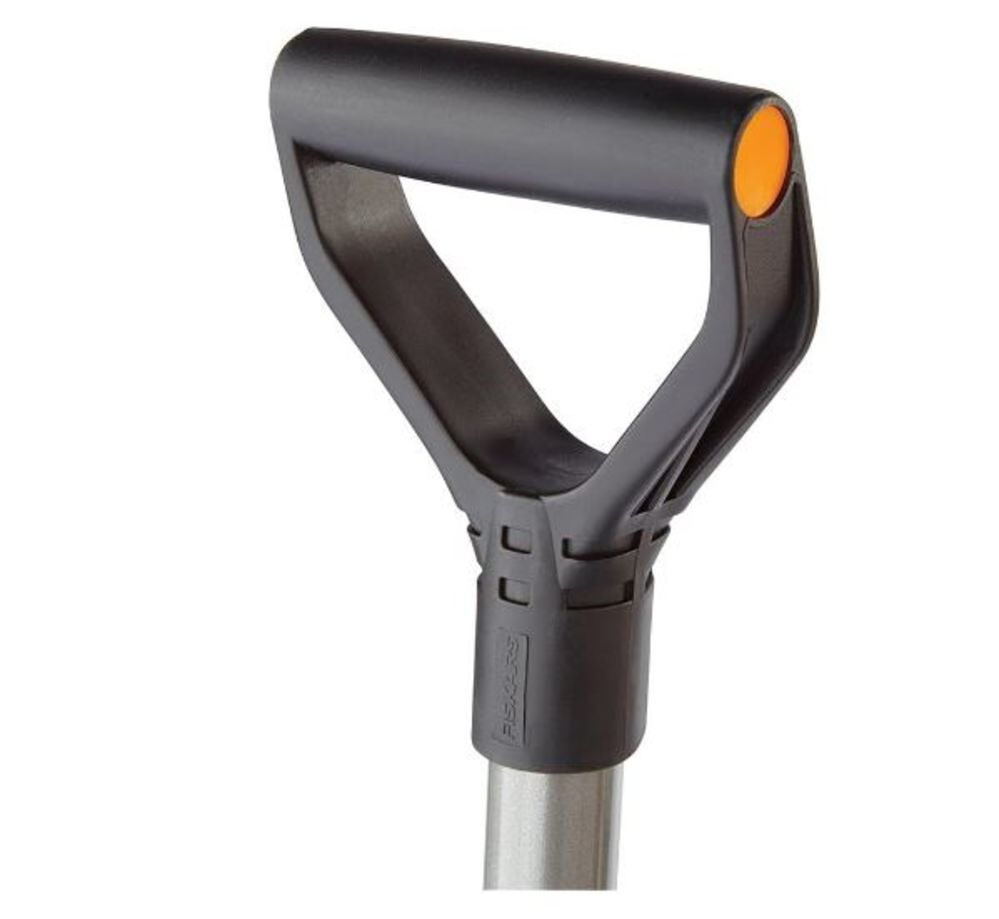 Fiskars 49in Ergo D Handle Round Point Steel Shovel 3314101001 Acme