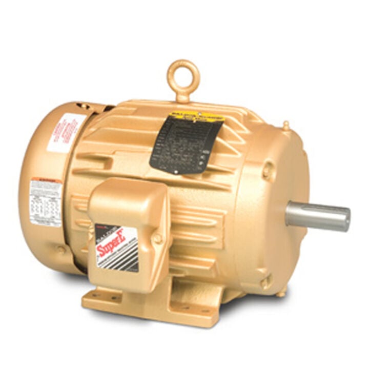 Baldor-Reliance General Purpose 30HP Motor 3-Phase 78/76/38 Amps 230/460V 1,760 RPM TEFC Enclosure Cast Iron Frame