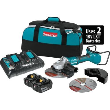 Makita 18V X2 LXT 36V 9in Paddle Switch Cut-Off/Angle Grinder Kit