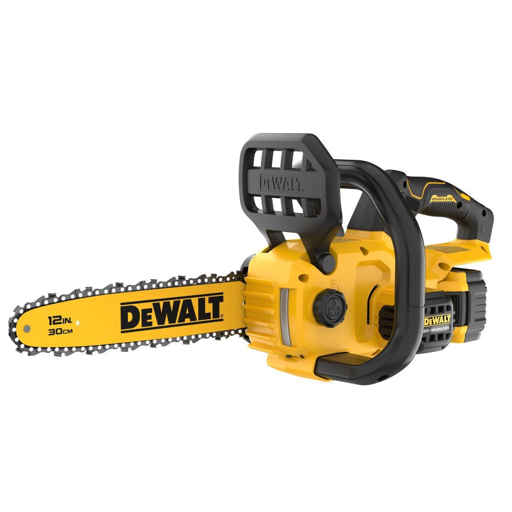 DEWALT 20V MAX Compact 12 Inch Brushless Cordless Chainsaw Kit DCCS621P1 Acme Tools