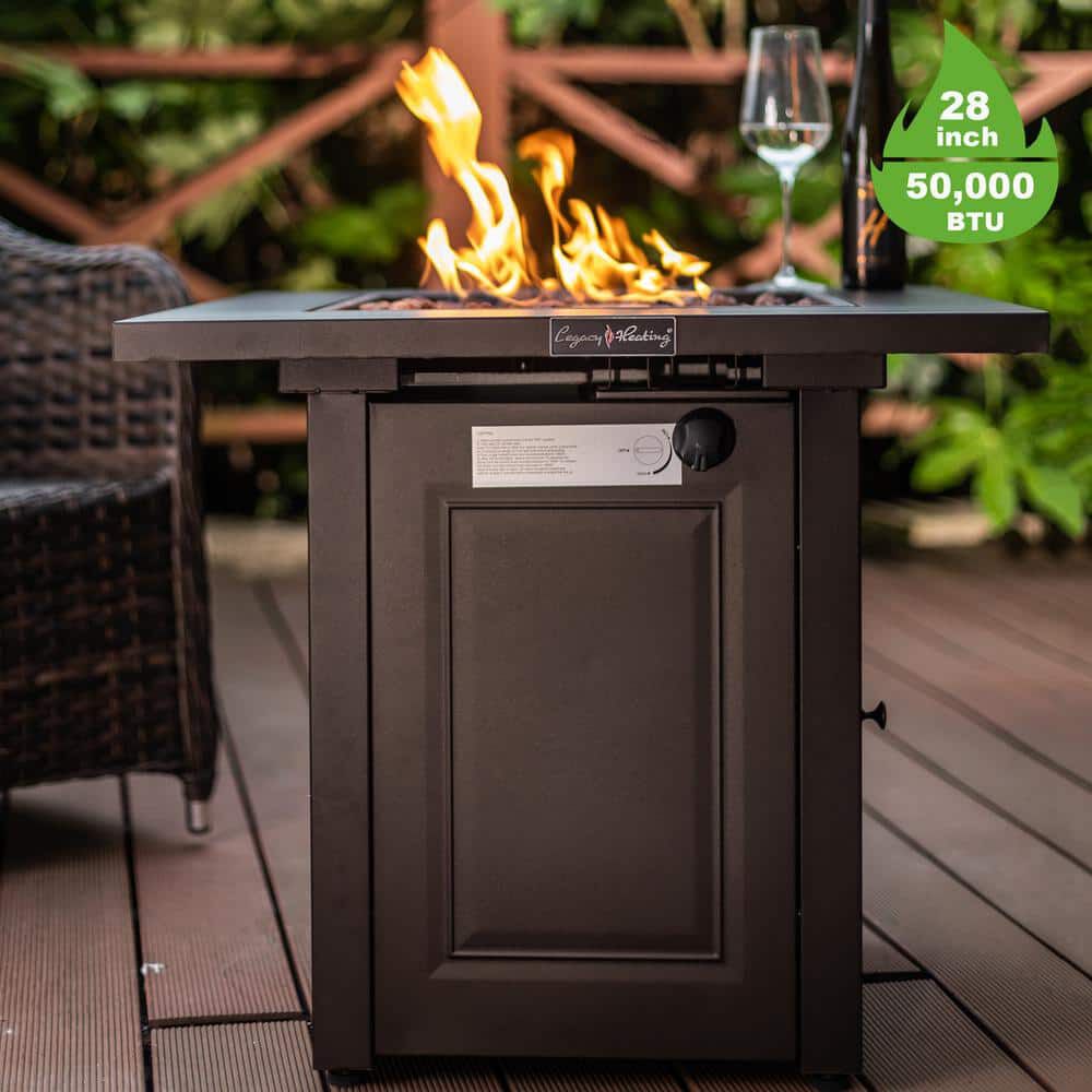 Living Accents 28 Inch Propane Fire Pit Table, large image number 7